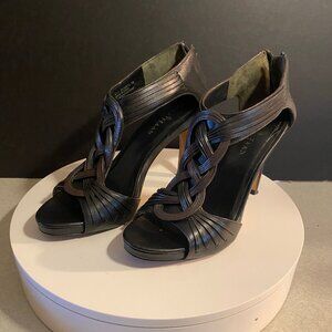 Cole Haan Vivian Air High-Heel Sandals Artisan Knot Weave Sandals